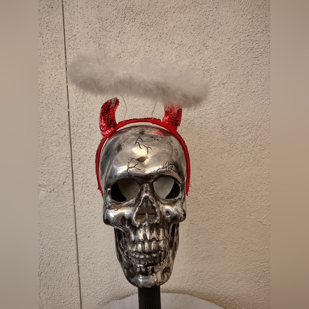 Angel Halo And Devil Horns Headband 2-In-1 Halloween Costume Cosplay Roleplay